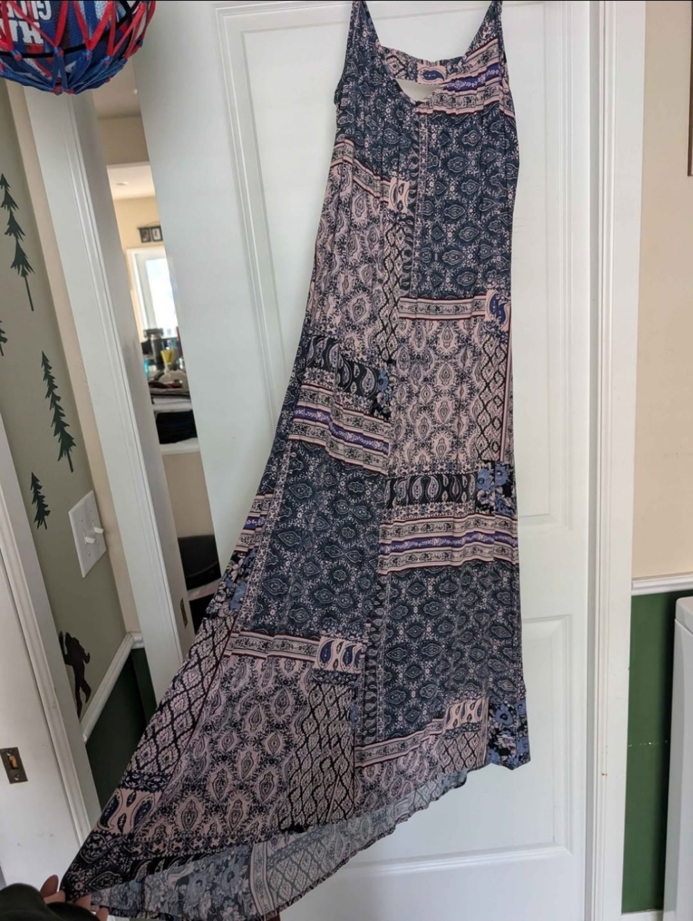 Artisan Ny Patterned Patchwork Dress